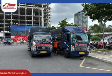 Dịch vụ thuê xe tải chở hàng gần đây đúng hẹn